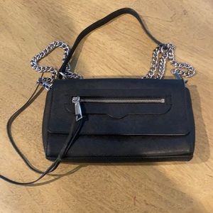 Black crossbody Rebecca Minkoff wallet purse
